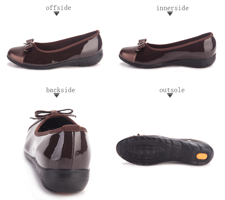 pansy comfort casual shoes brown details