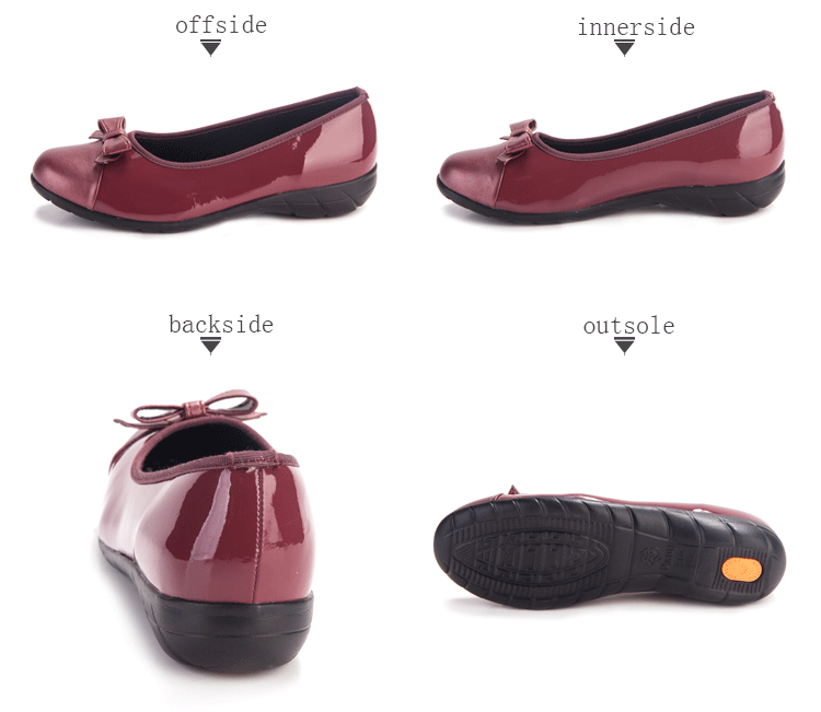 pansy comfort casual shoes for ladies wine details