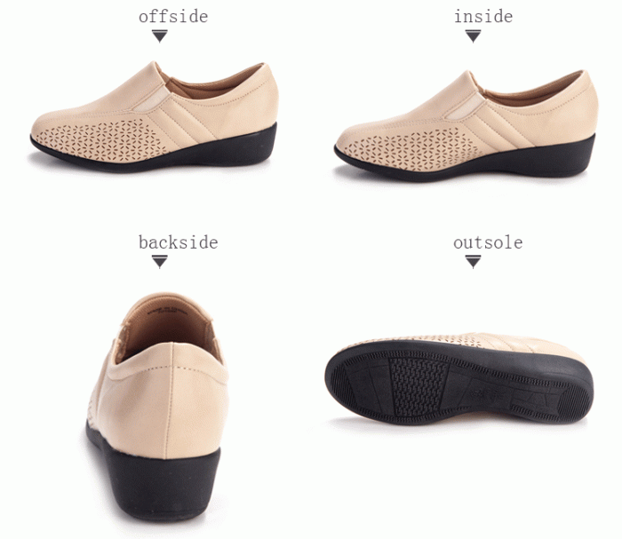 pansy comfort casual shoes beige detail show