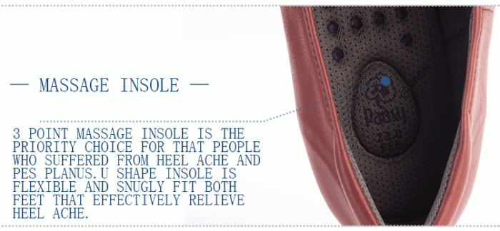 massage insole casual shoes