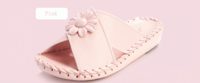 pansy comfort indoor slippers pink