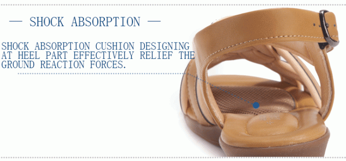 shock absorption summer sandals