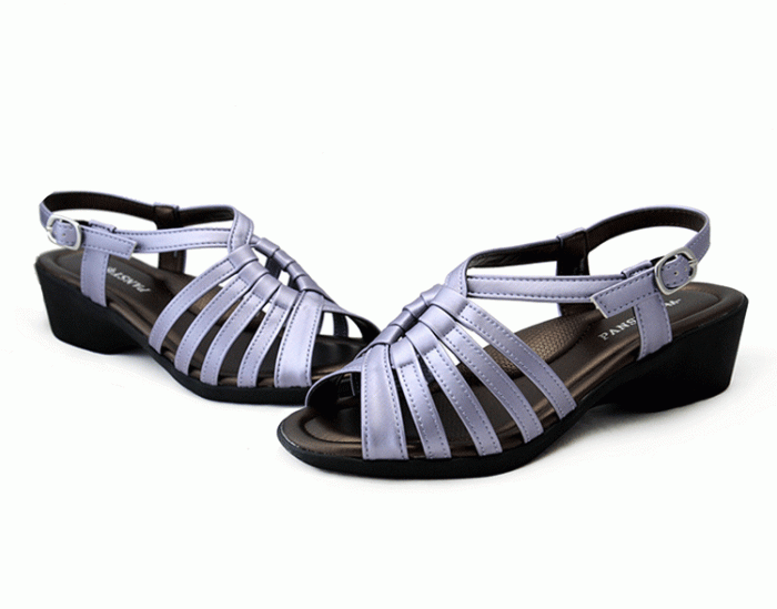 pansy comfort summer sandals purple detail show 