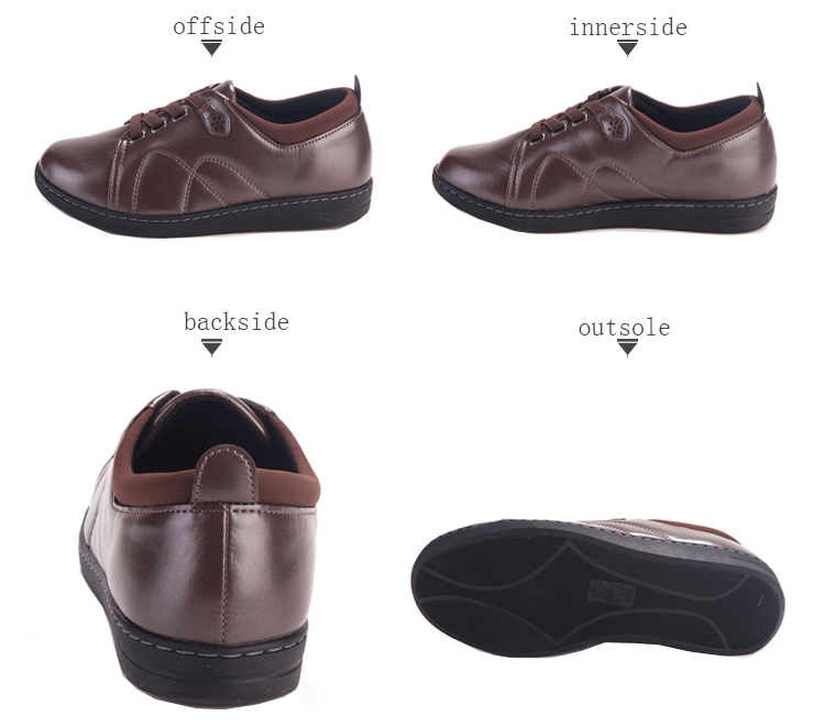 pansy comfort casual shoes brown detail display