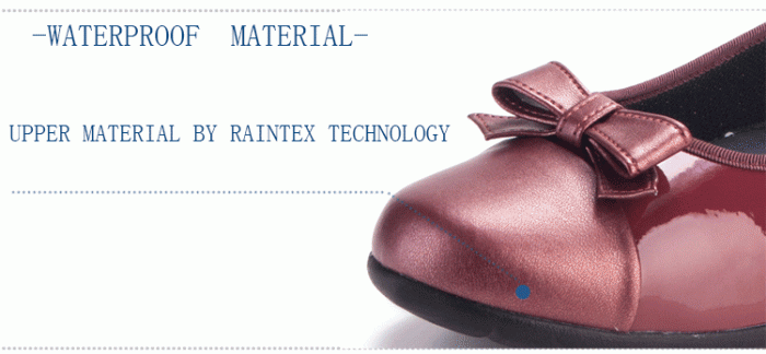 water proof material casual shoes for ladies