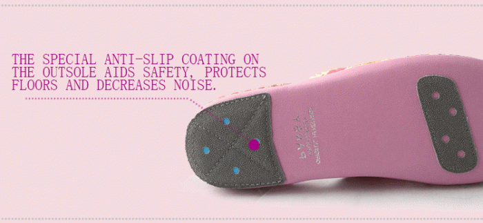 anti-skidding no noise indoor slippers