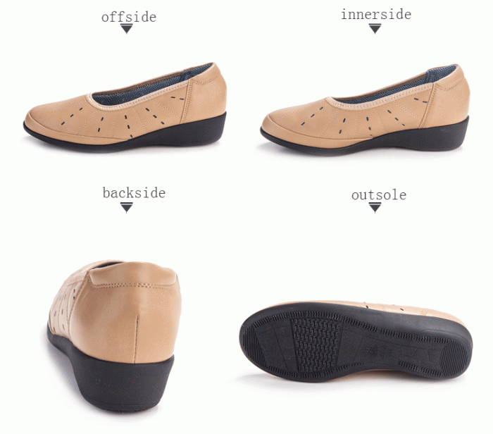 pansy comfort casual shoes camel details