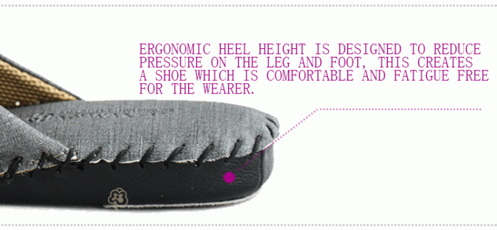 ergonomic heel height indoor slippers for man