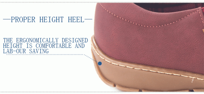 proper height heel casual shoes