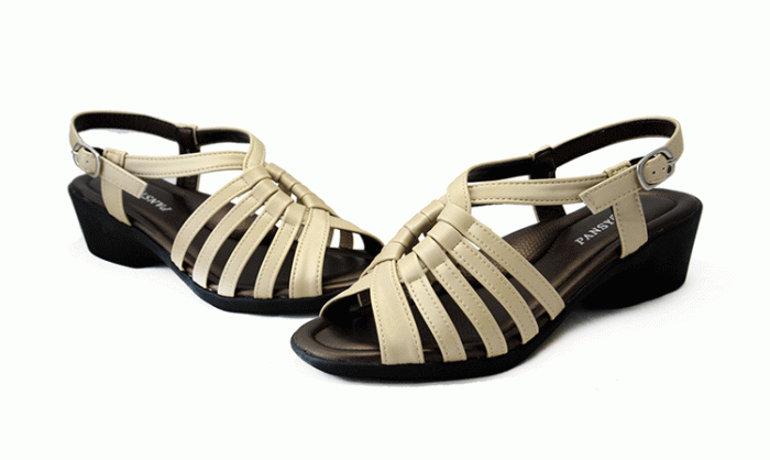 pansy comfort summer sandals beige detail show