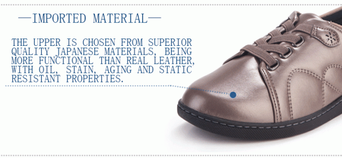 imported material shoe lace design casual shoes