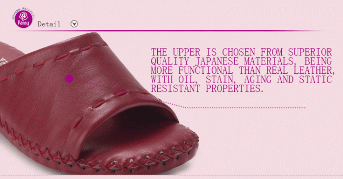 superior quality Japanese material slippers