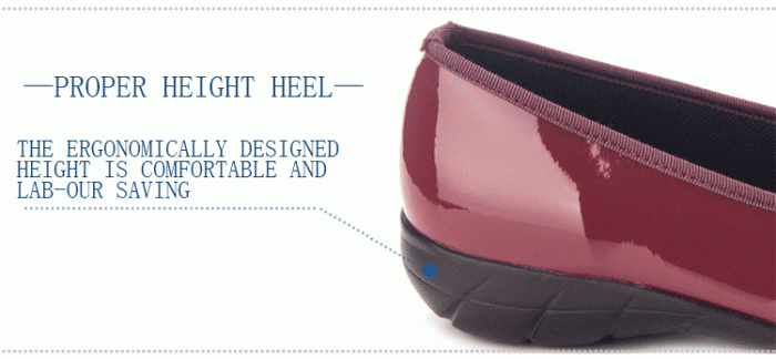 proper height heel casual shoes for ladies