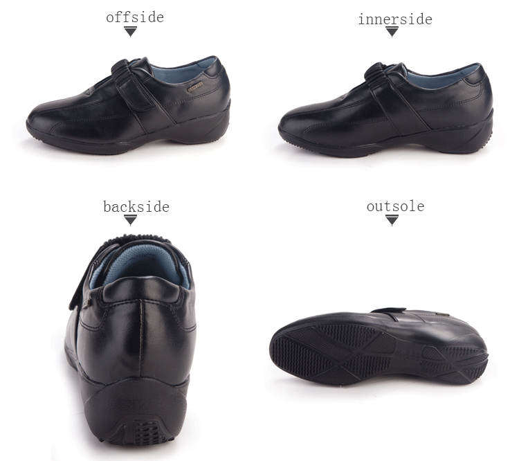 pansy comfort casual shoes black details