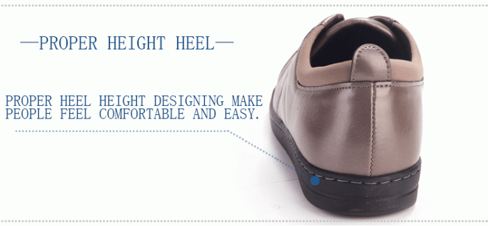 proper height heel casual shoes