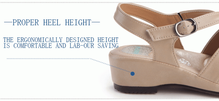 proper heel height summer sandals