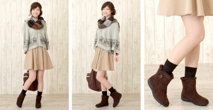 pansy comfort fashion design winter warm boots