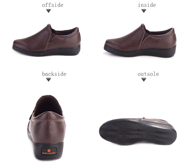 pansy comfort casual shoes brown detail show