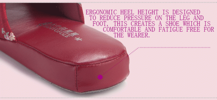 ergonomic heel height Japanese style indoor slippers