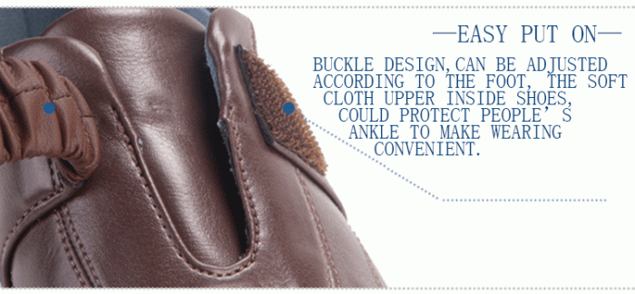 buckle design casual shoes