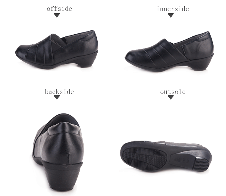 pansy comfort casual shoes black detail display