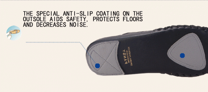 anti-skidding no noise indoor slippers for man