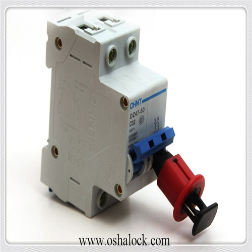 Miniature circuit breaker lockouts