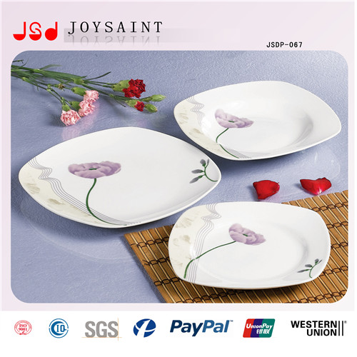 Promotional Flower Porcelain Dinner Set