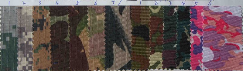 Printed 600d Polyester Digital Camouflage Oxford Fabric with PVC