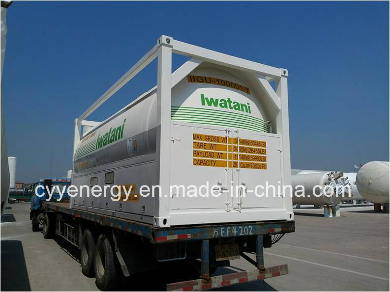 LPG LNG Lox Lin Lar Lco2 ISO Tank Container