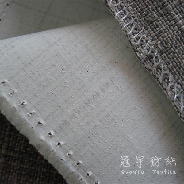 Coated Flame Retardant Linen Sofa Fabric