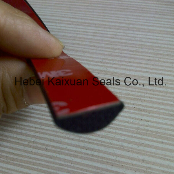 Half Round Adhesive Waterproof EPDM Rubber Foam Seal Strip