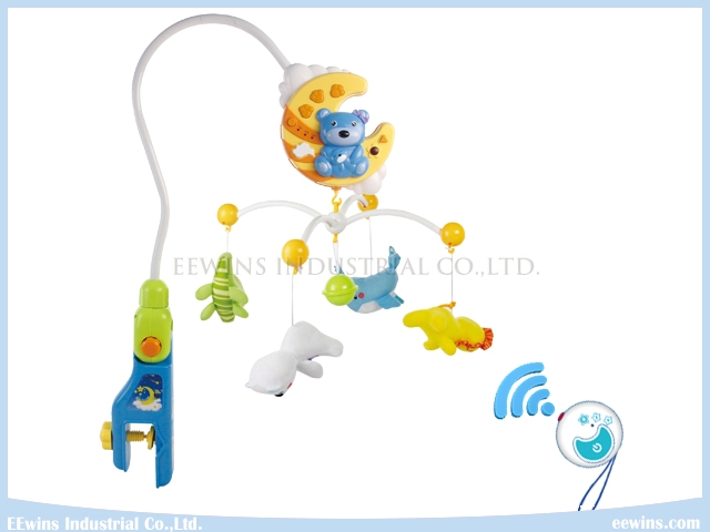 Remote Control Toys Musical Baby Mobiles with Timing Function for Baby