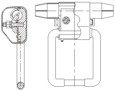 Jdl-T Type Insulated Earthing Clamp/Ground Clamp