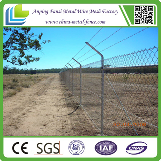 PVC Coating or Galvanized Cheap Chain Link Fencing