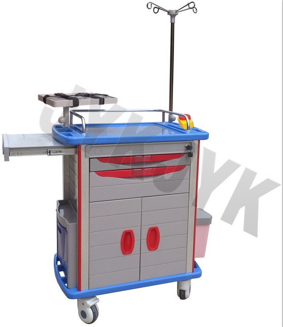 Medical ABS Emergency Trolley Jyk-C10c