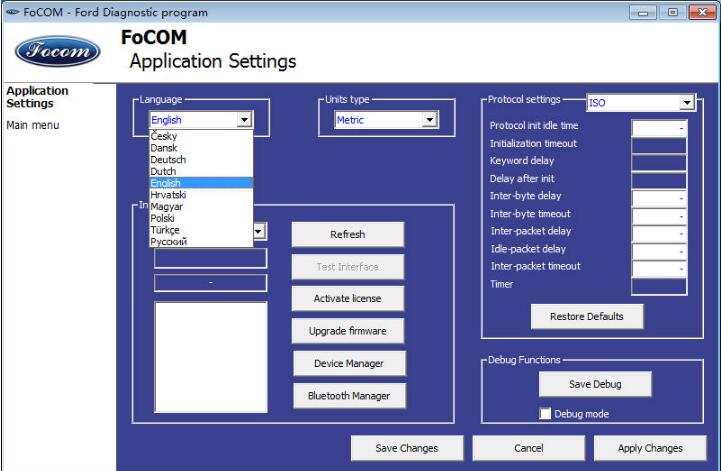 Focom Cable for Ford VCM OBD Pic18f2455 Device for Ford/Mazda Vehicle