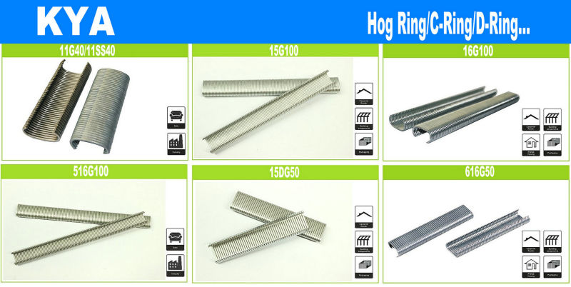 15g100b Hog Ring / C-Ring