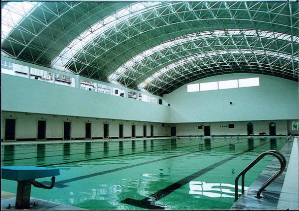 Long Span Galvanized Steel Frame Cover Roof for Swimming Pool Large Span