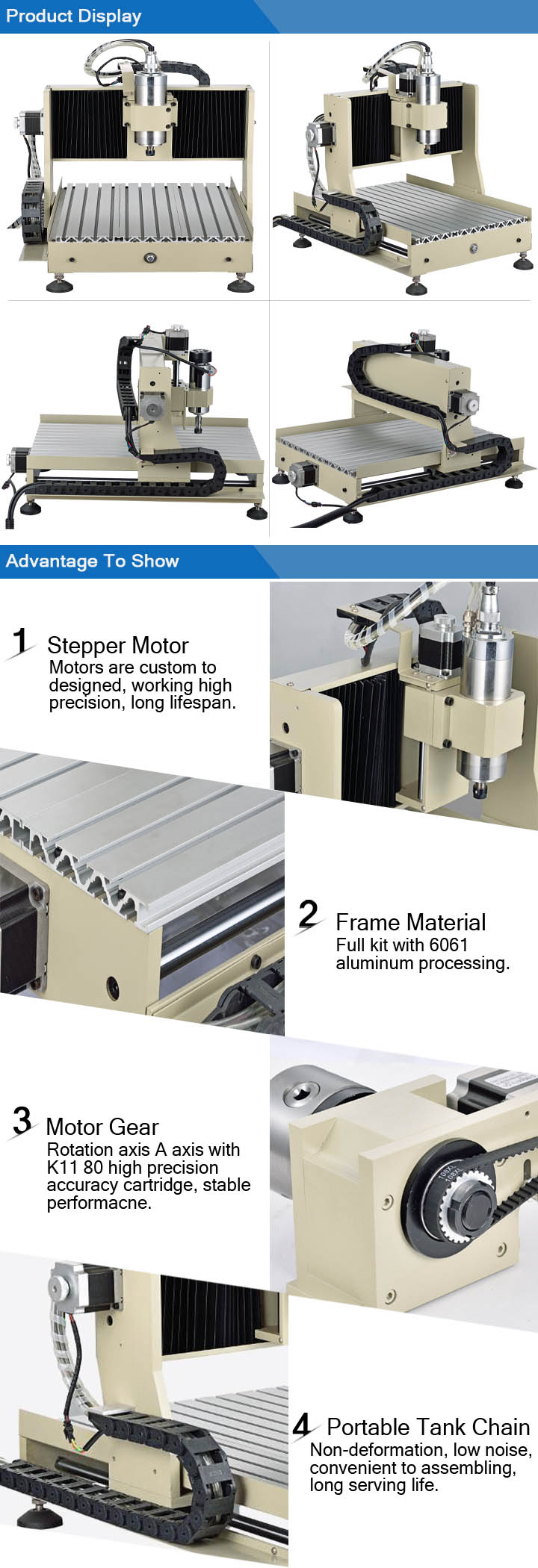 Precision CNC Machining Wood CNC Router Mini CNC Router