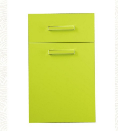 Cabinet Door Designs with Handles and PVC Edge Banding (customized)