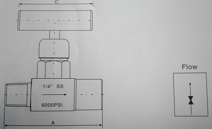 F-M Thread Needle Valve (GAJ21W-HB)