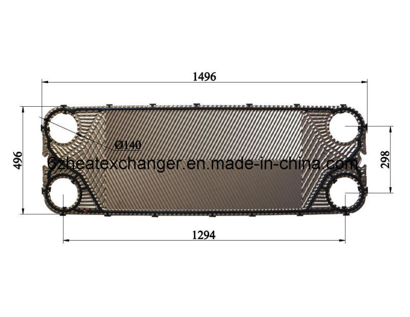 High Efficiency Sanitary Heat Exchanger for Dairy (equal M15B/M15M)