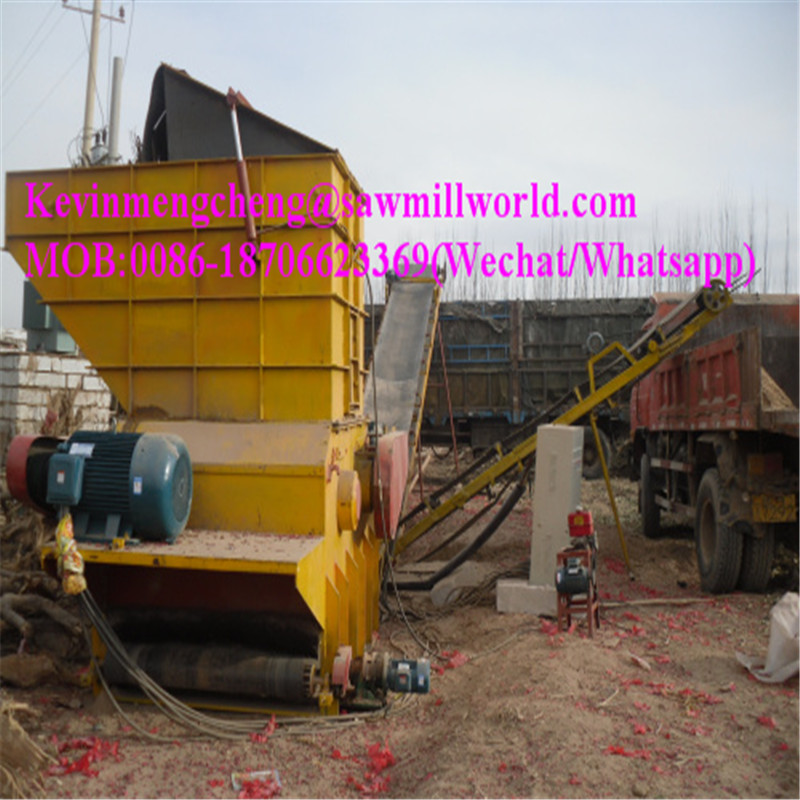 Diesel Engine Stump Crusher Mobile Wood Chipper Shredder Machine for Sale