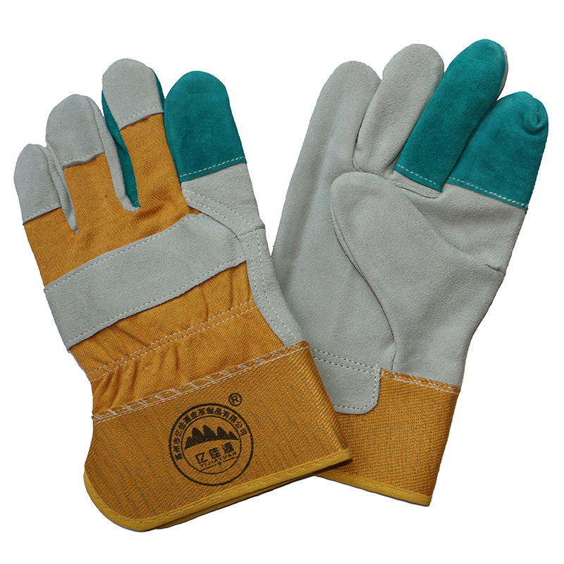 Cow Split Leather Work Gloves / Protective Gloves / Cut Resistant Gloves