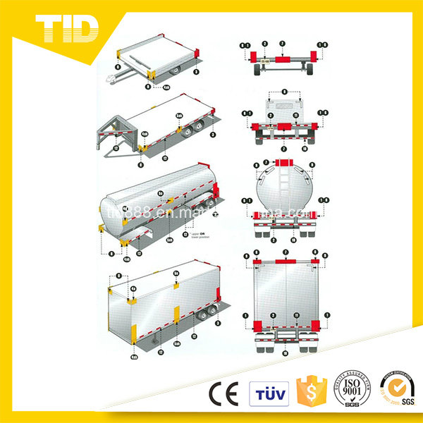 Black Yellow Reflective Tape for Truck