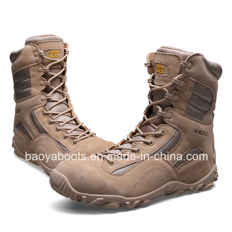 New Design Genuine Leather Desert Boots and Jungle Tactical Boots (31003)