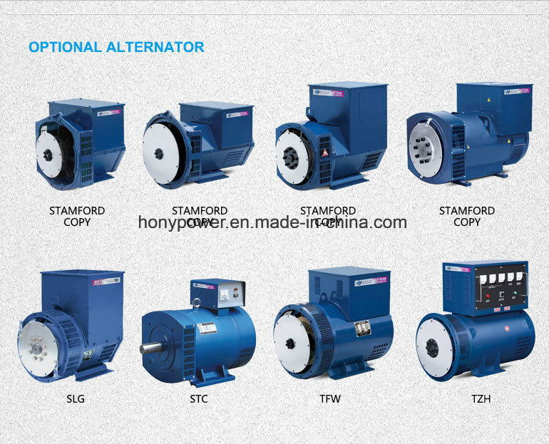 Single/Three Phase AC Electric Dynamo Alternator Prices with Brushless Stamford Type (8kVA-2000kVA)