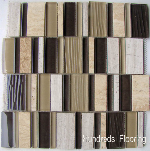 Mosaic Wall Tile/Glass Tile/Crystal Glass Mosaic (HGM369)