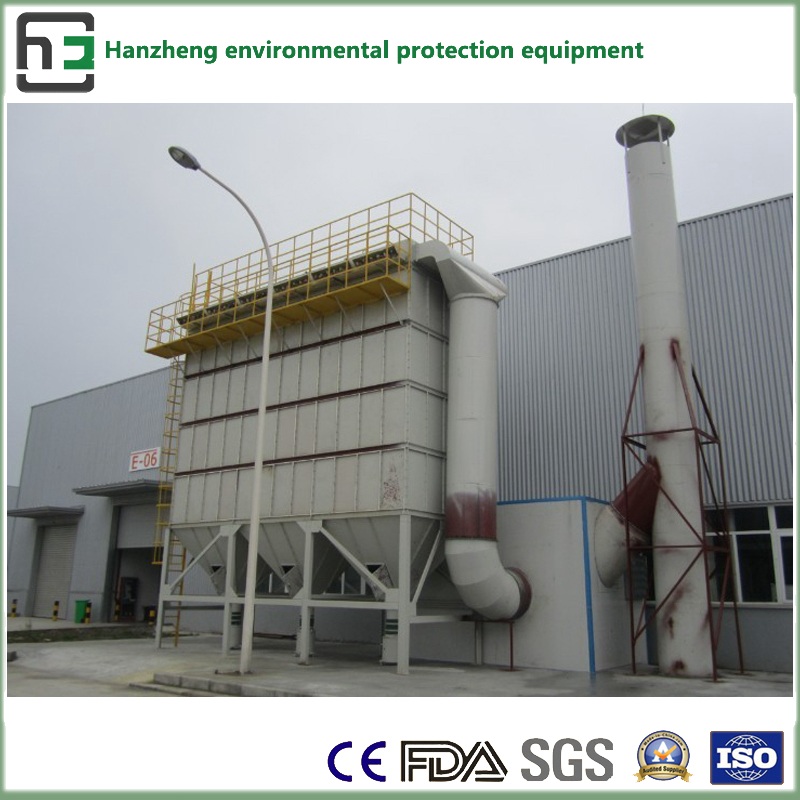 Side-Spraying Plus Bag-House Dust Collector-Frequency Furnace Air Flow Treatment